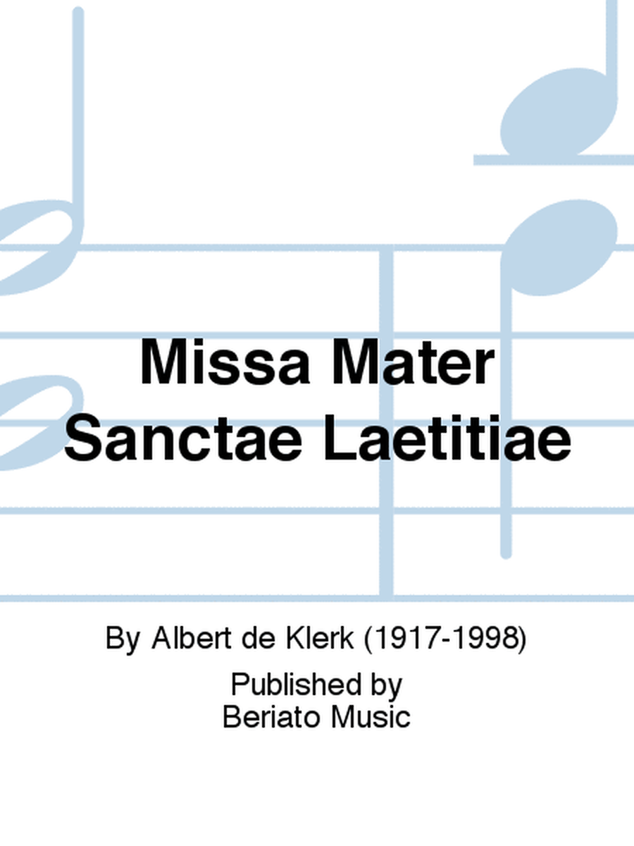 Missa Mater Sanctae Laetitiae