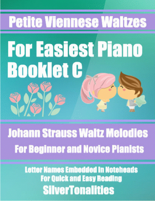 Book cover for Petite Viennese Waltzes for Easiest Piano Booklet C