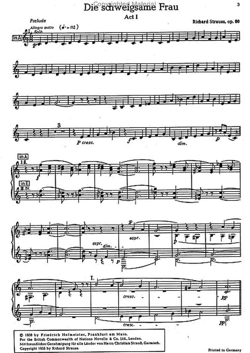 Orchesterstudien fur Horn, Heft 14: Richard Strauss