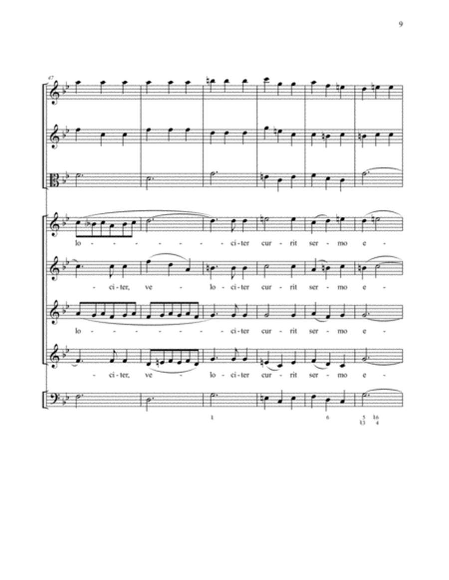 Lauda Jerusalem - full score and instrumental parts