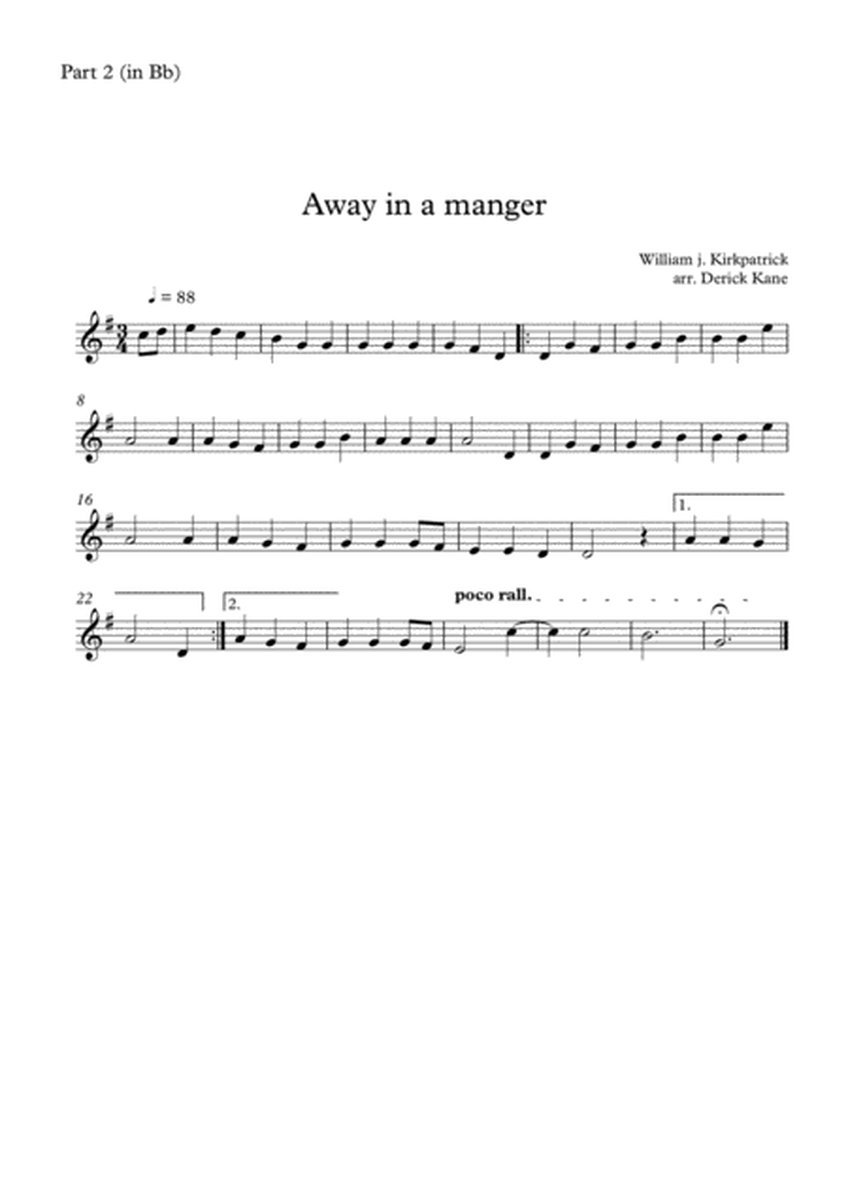 Away in a manger (arr. by Derick Kane) for School Flexi band image number null