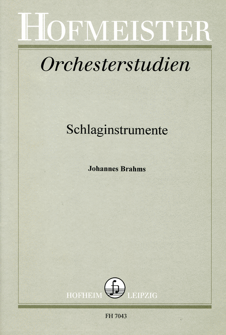 Orchesterstudien fur Schlaginstrumente