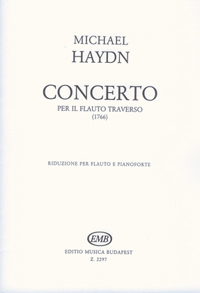 Book cover for Concerto per il flauto traverso