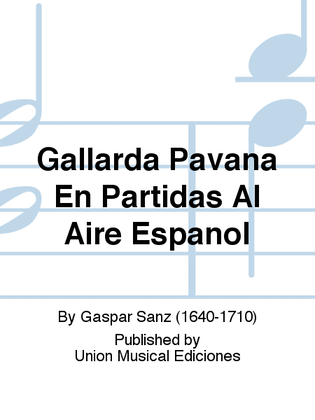 Book cover for Gallarda Pavana En Partidas Al Aire Espanol