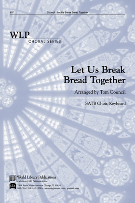 Book cover for Let Us Break Bread Together-arr. Council