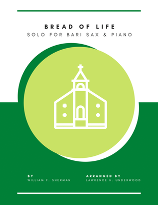 Book cover for Bread of Life for Bari Sax