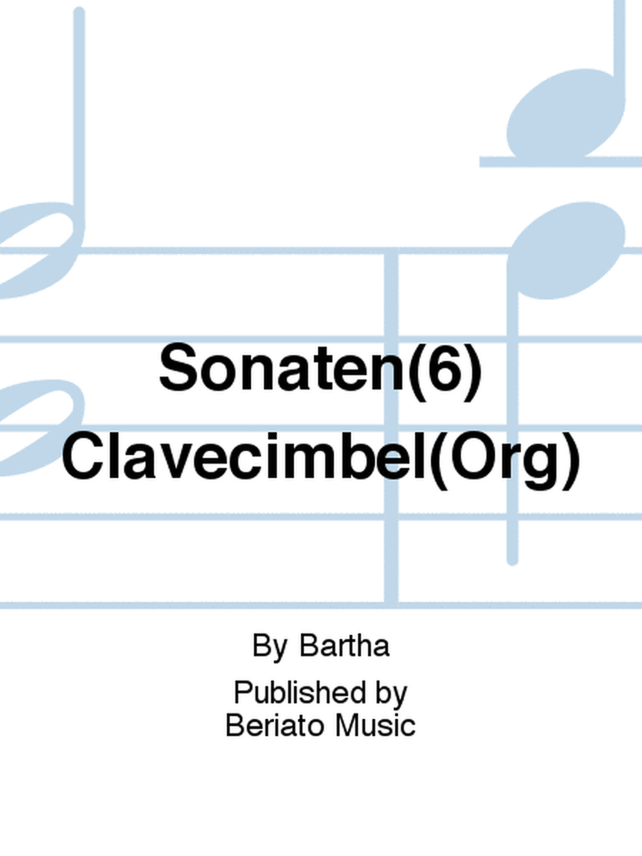 Sonaten(6) Clavecimbel(Org)
