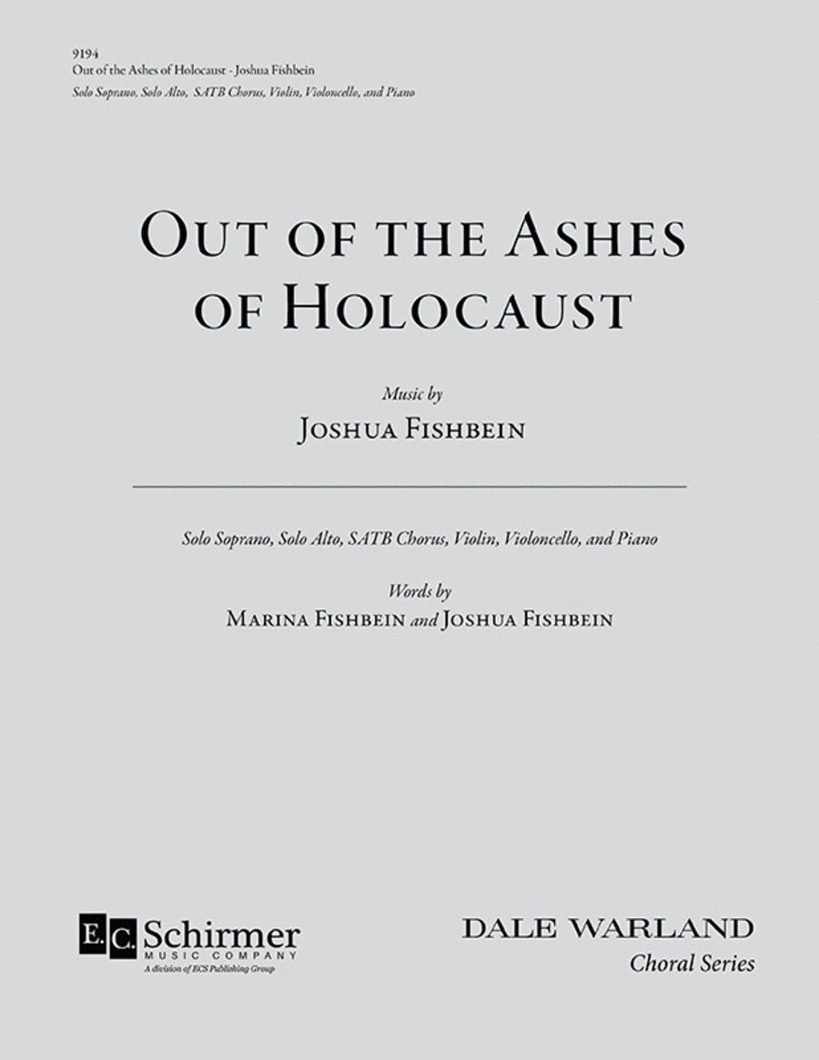 Out of the Ashes of Holocaust (Full/Choral Score)