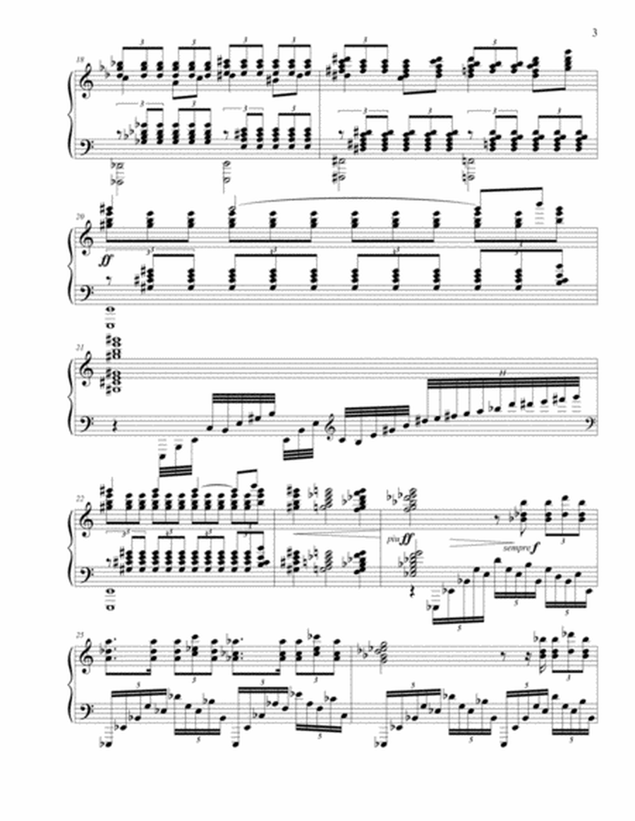 Andrew Cannestra - Three Preludes for solo piano