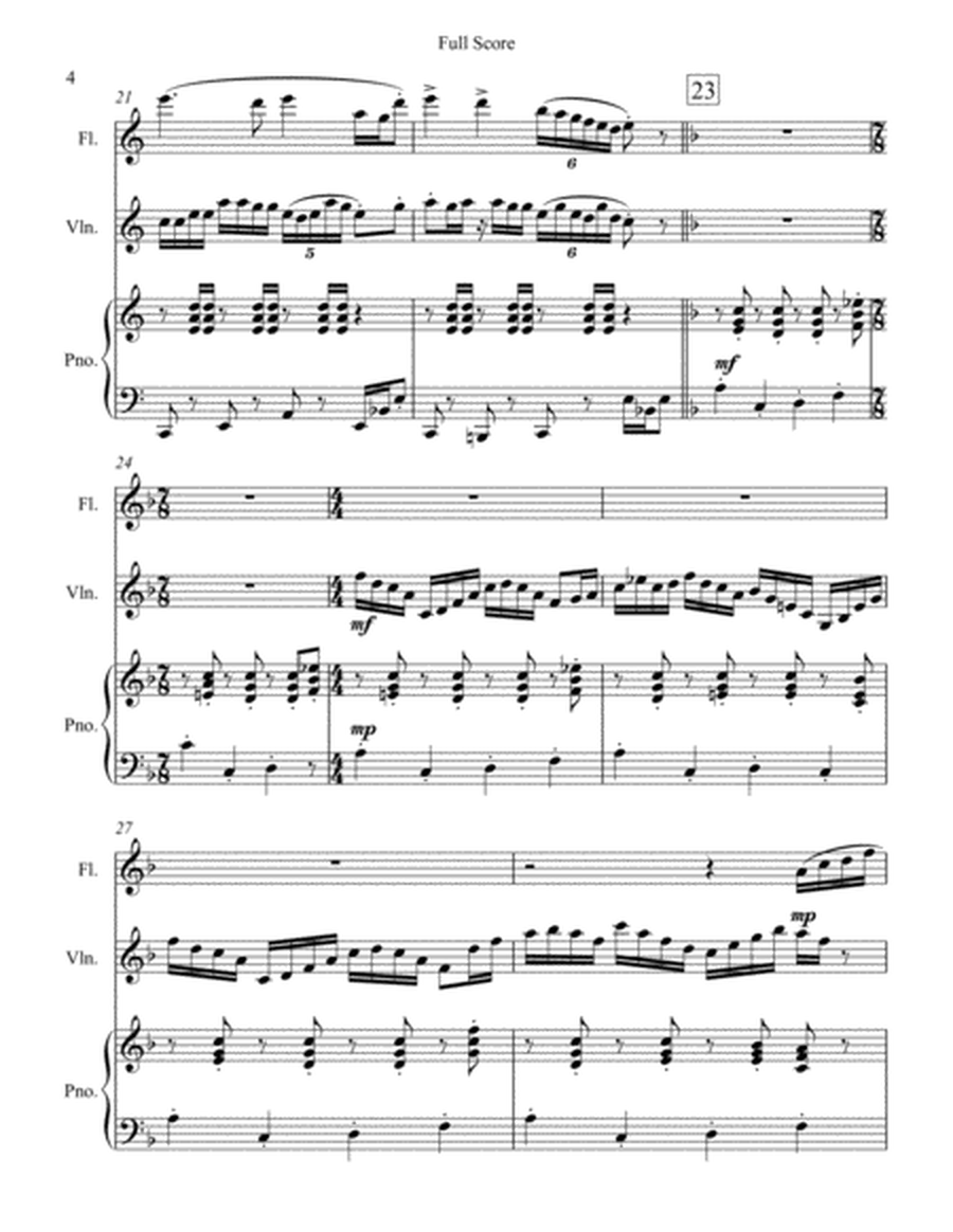 River Suite for Flute, Violin, and Piano image number null