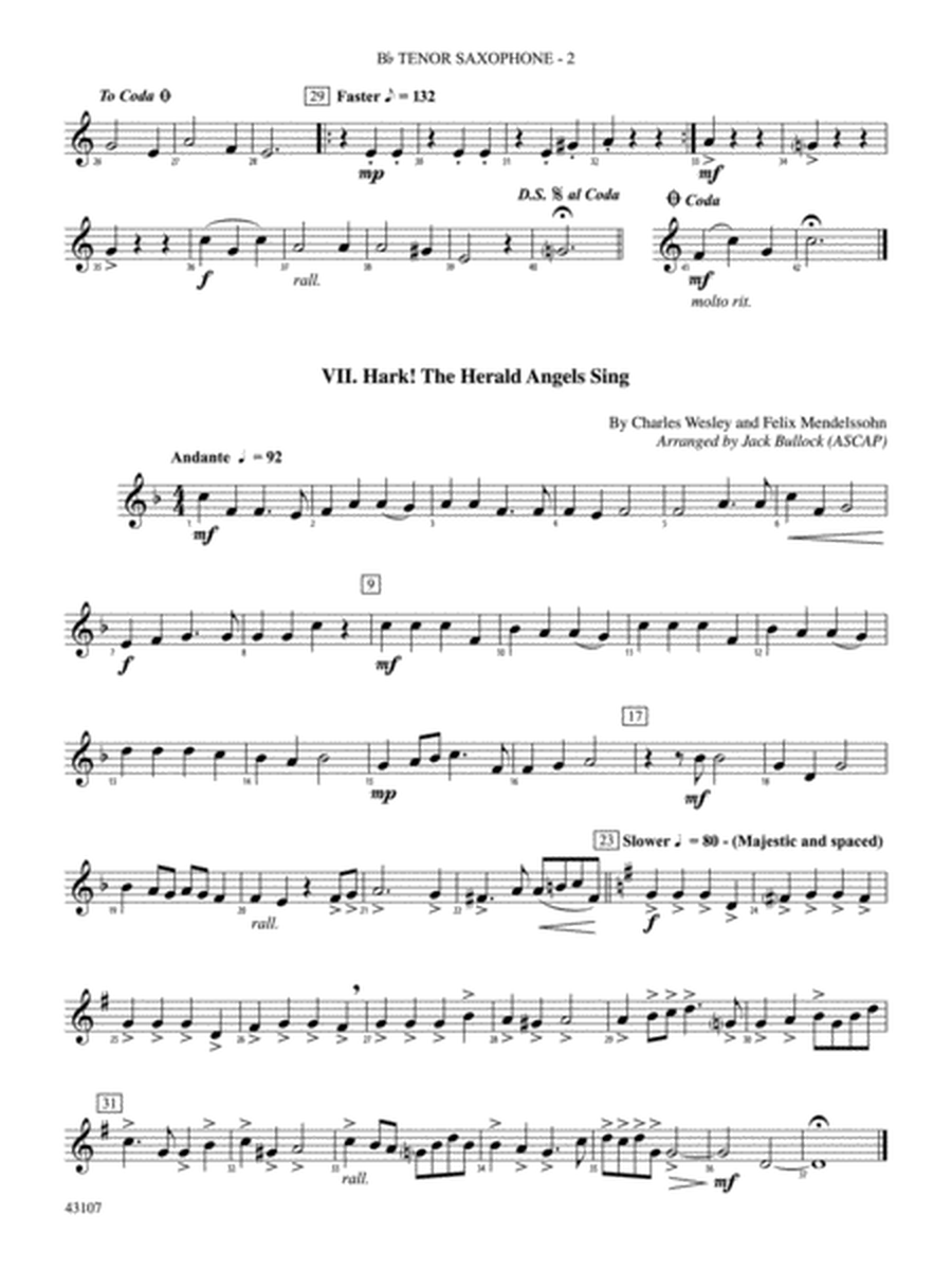 Happy Holidays---Vol. 2: B-flat Tenor Saxophone