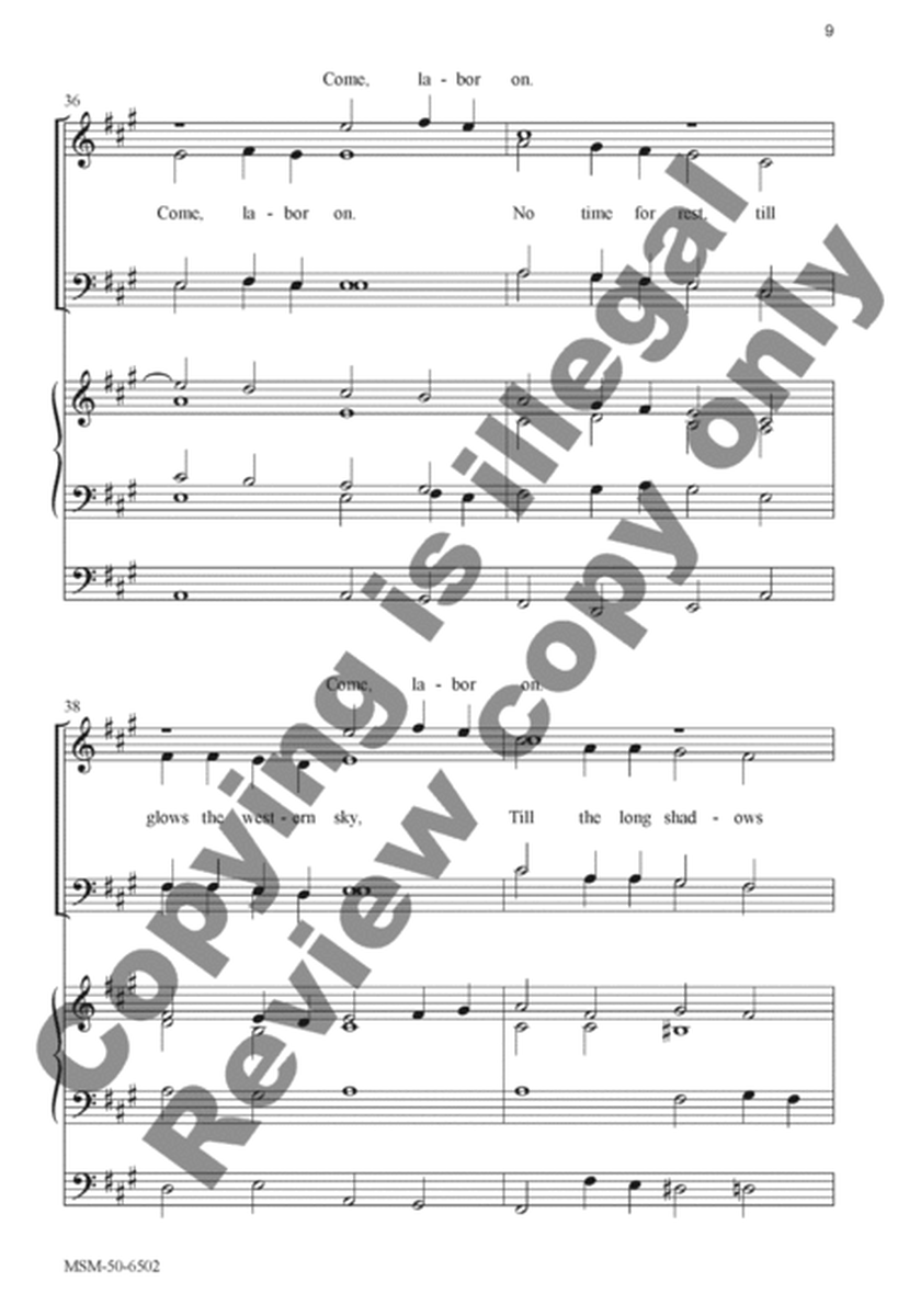 Come Labor On by John Ferguson 4-Part - Sheet Music
