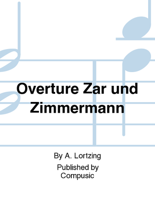 Book cover for Overture Zar und Zimmermann