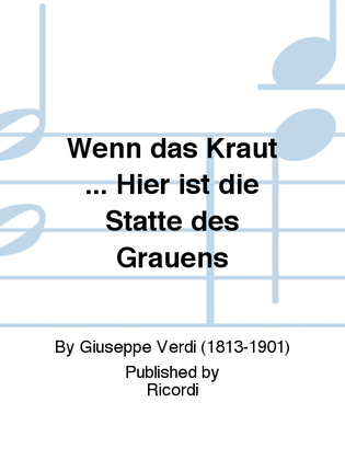 Book cover for Wenn das Kraut ... Hier ist die Stätte des Grauens