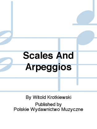 Book cover for Scales And Arpeggios