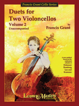 Book cover for Duets for Two Cellos, vol. 2