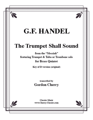 Book cover for Trumpet Shall Sound in the key of D
