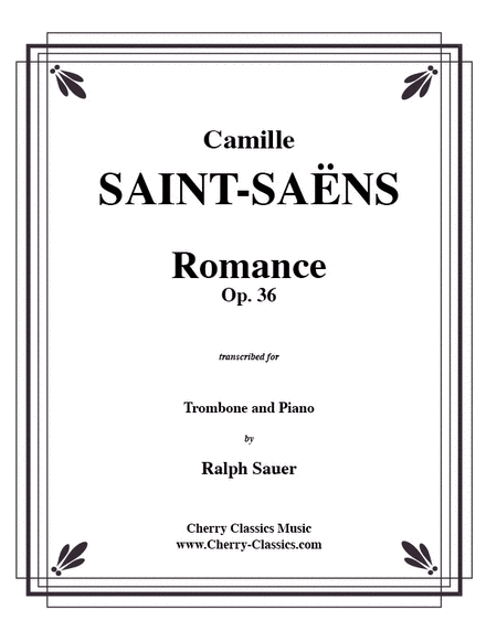 Romance, Opus 36 for Trombone and Piano