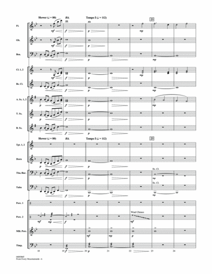 From Every Mountainside (A Salute to America) - Conductor Score (Full Score)