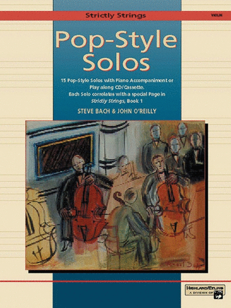 Strictly Strings Pop Style Solos Vln Book Only