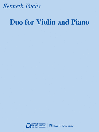 Book cover for Duo for Violin and Piano