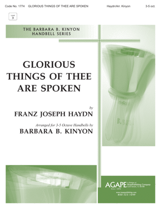 Book cover for Glorious Things of Thee Are Spoken