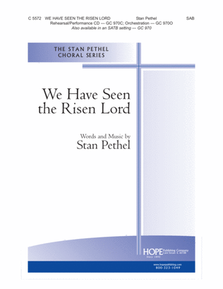 Book cover for We Have Seen the Risen Lord