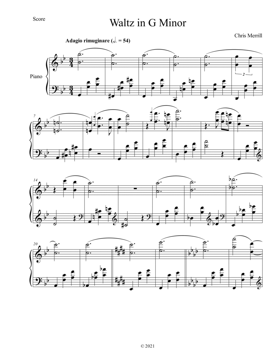 Waltz in G Minor image number null