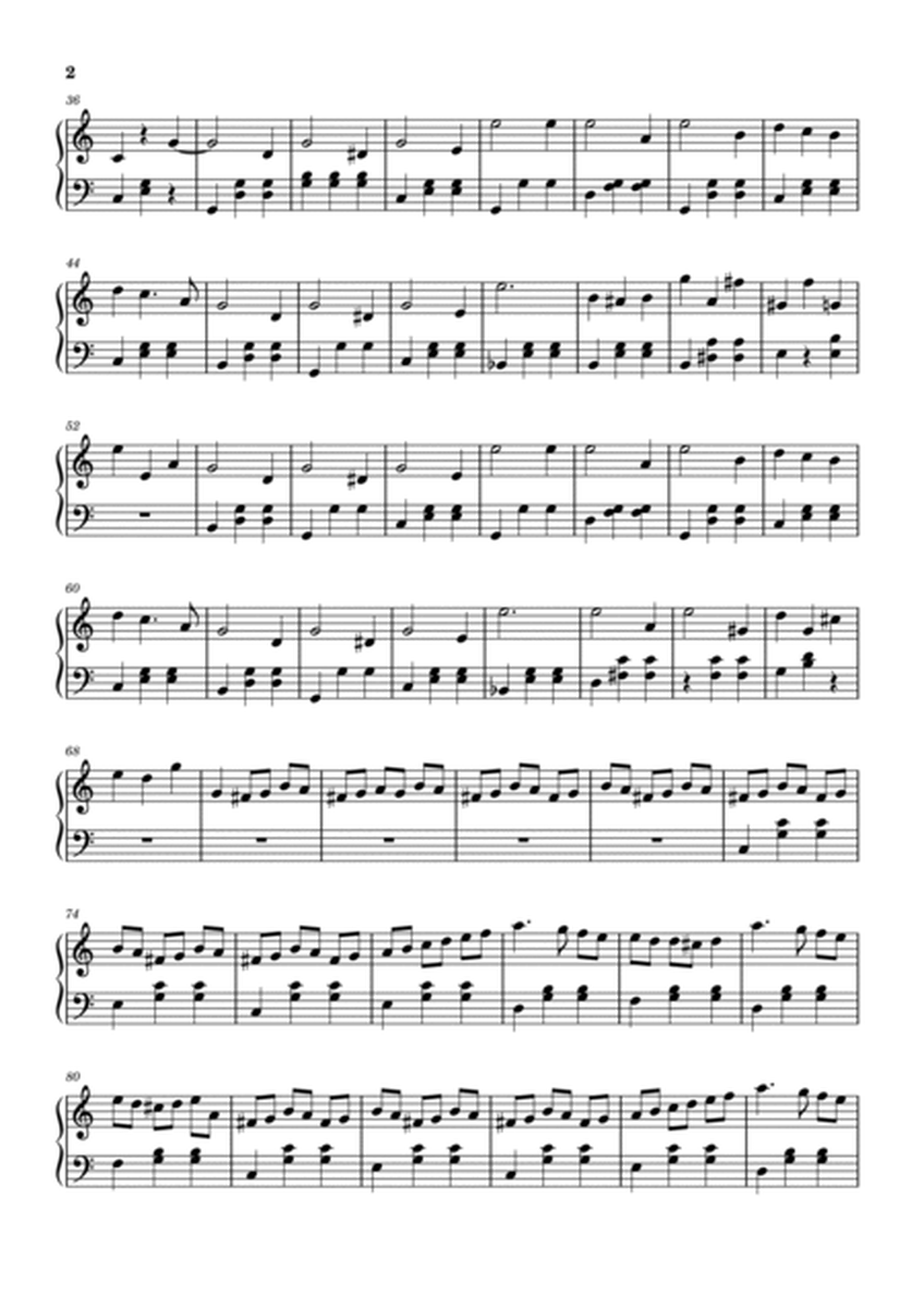 Chopin's "Minute Waltz" - simplified C major version