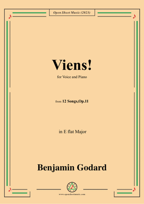 B. Godard-Viens!(Komm!),in E flat Major,Op.11 No.3