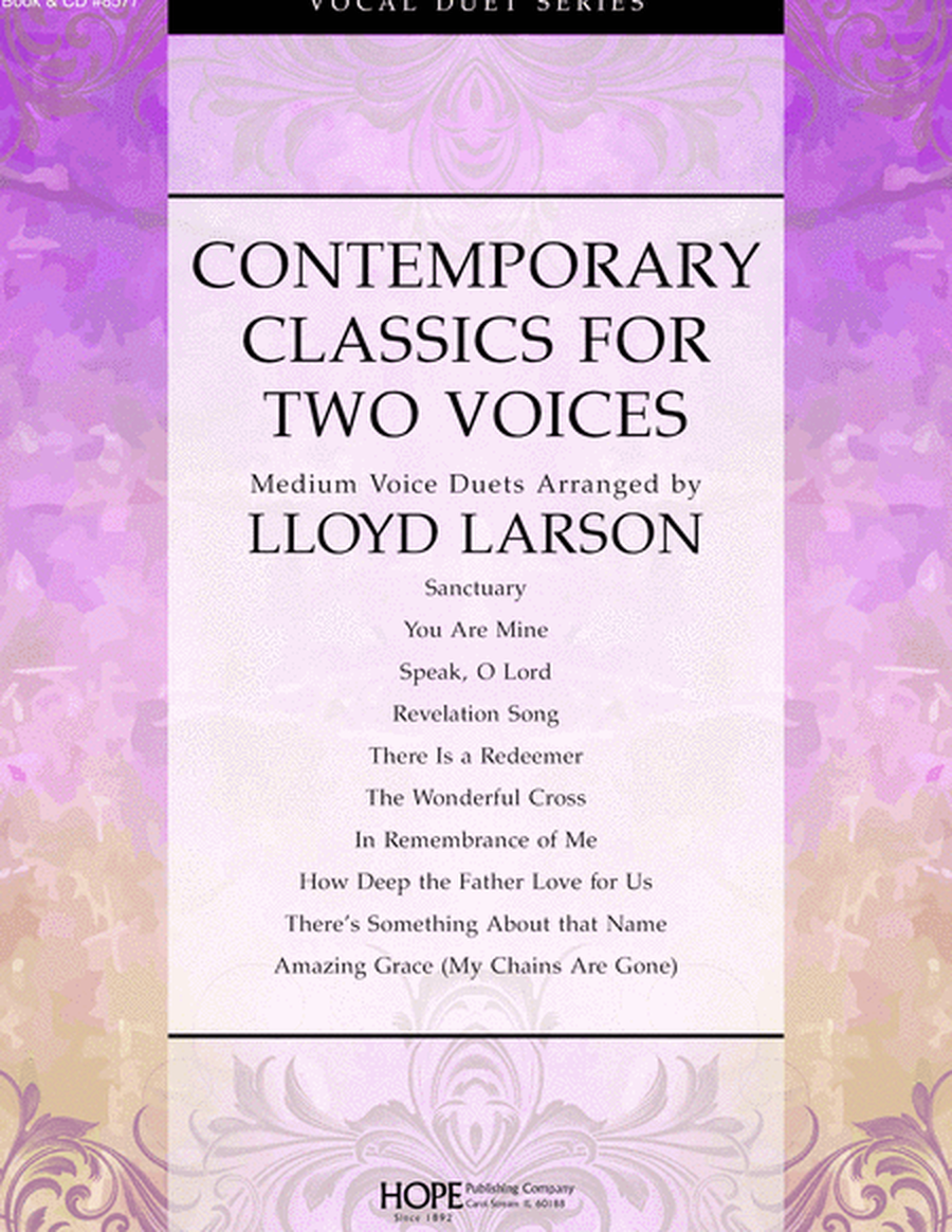 Contemporary Classics for Two Voices