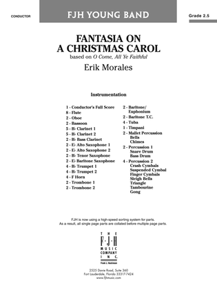 Fantasia on a Christmas Carol: Score