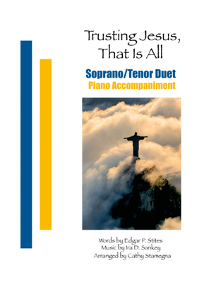 Book cover for Trusting Jesus, That is All (Soprano/Tenor Duet, Piano Accompaniment)