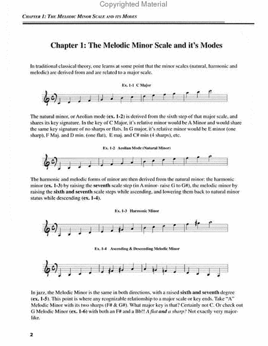 The Melodic Minor Handbook