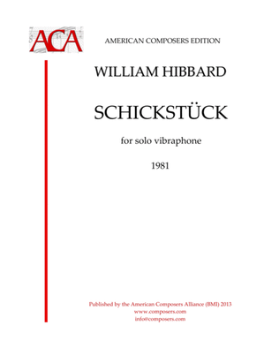 Book cover for [Hibbard] Schickstück
