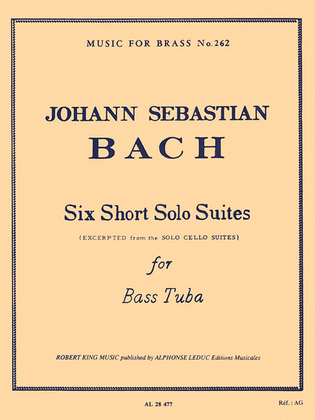 Book cover for 6 Short Solo Suites (tuba Solo)