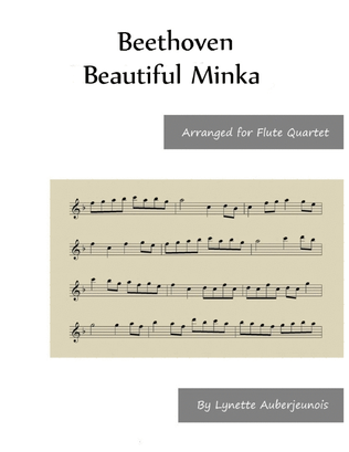 Book cover for Beautiful Minka - Flute Quartet