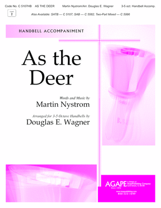 Book cover for As the Deer