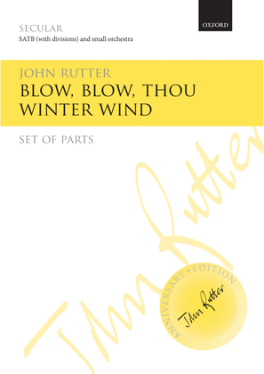 Book cover for Blow, blow, thou winter wind