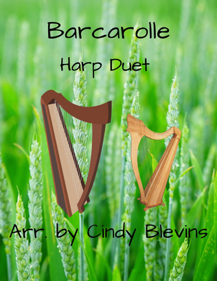 Book cover for Barcarolle, for Harp Duet