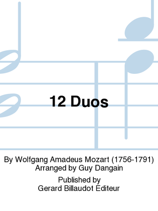 Book cover for 12 Duos
