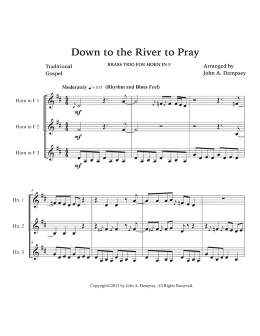 Down to the River to Pray (Horn in F Trio) image number null