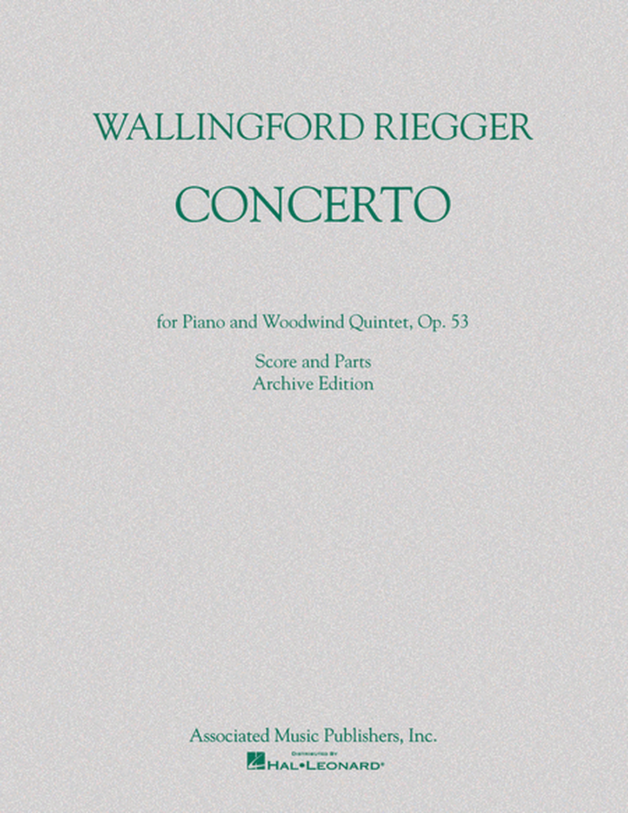 Concerto for Piano and Woodwind Quintet, Op. 53