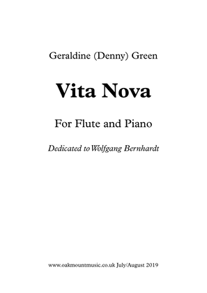 Book cover for Vita Nova, For Flute And Piano