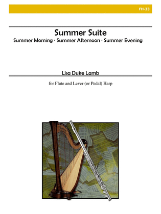 Book cover for Summer Suite for Flute and Harp