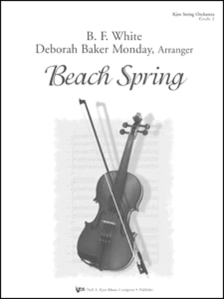 Book cover for Beach Spring - Score