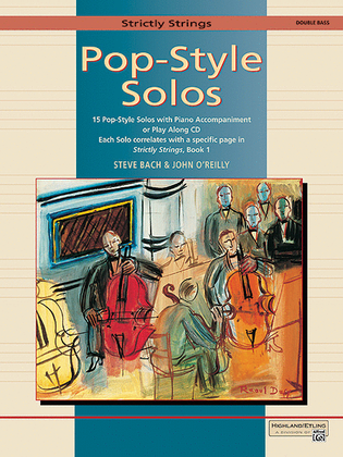 Book cover for Strictly Strings Pop-Style Solos