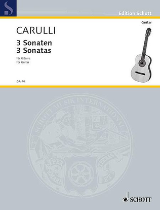 Book cover for Three Sonatas