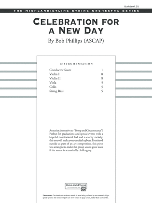 Book cover for Celebration for a New Day: Score