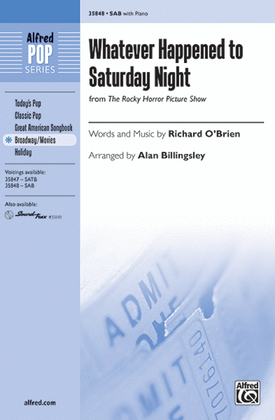 Book cover for Whatever Happened to Saturday Night